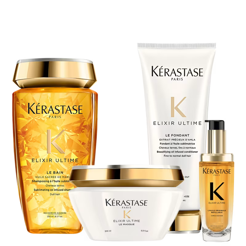 Kit Kérastase Elixir Ultime L'Huile Originale Completo (4 Produtos)