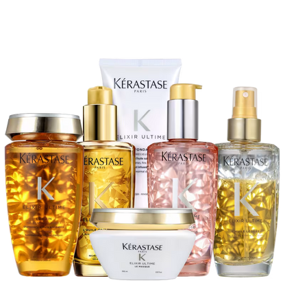 Kit Kérastase Elixir Ultime Golden Ritual (6 Produtos)